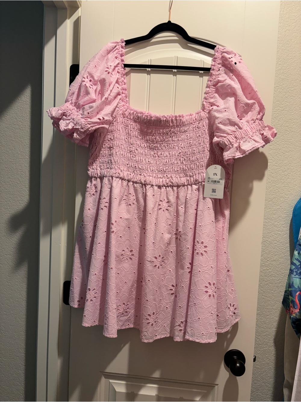 Plus Floral Pink Dress